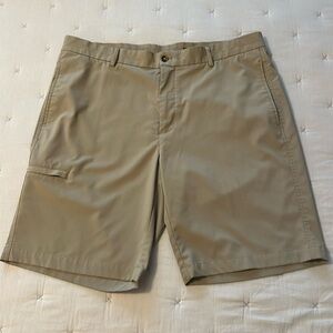 Men's Khaki Tan Norman Shark golf Shorts
